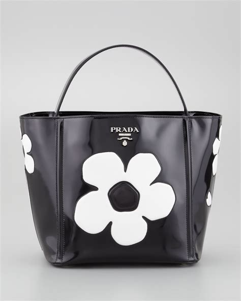 prada bag flowers